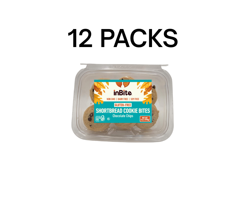 Shortbread Cookie Bites - 6 oz: Gluten-Free Shortbread Cookies – Lactose-Free & Kosher | InBite