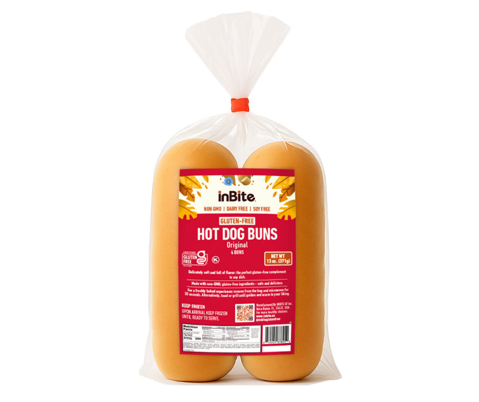 Hot Dog Bun: Gluten-Free Hot Dog Buns | Soft, Full-Sized – Inbite