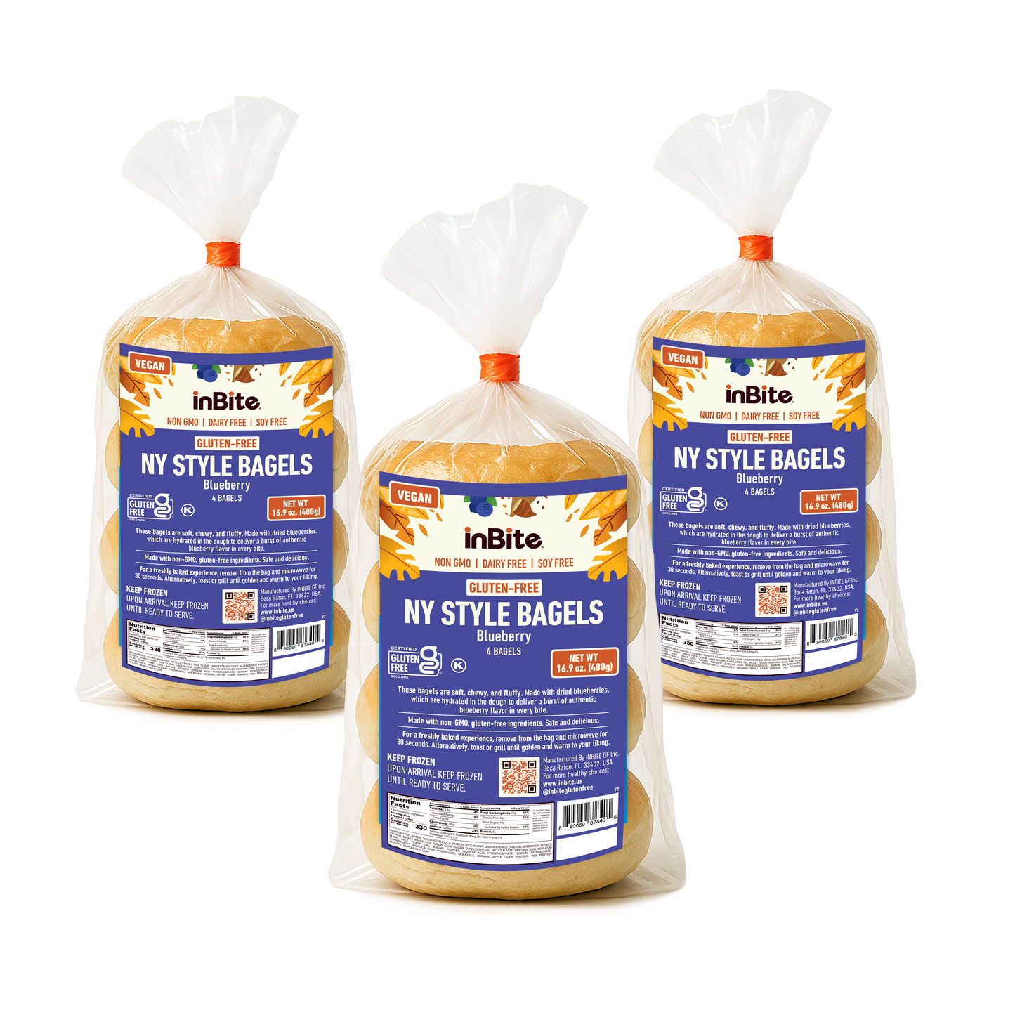 NY STYLE BAGEL: Gluten-Free Vegan New York-Style Bagels – Authentic Taste, Allergen-Friendly - Inbite