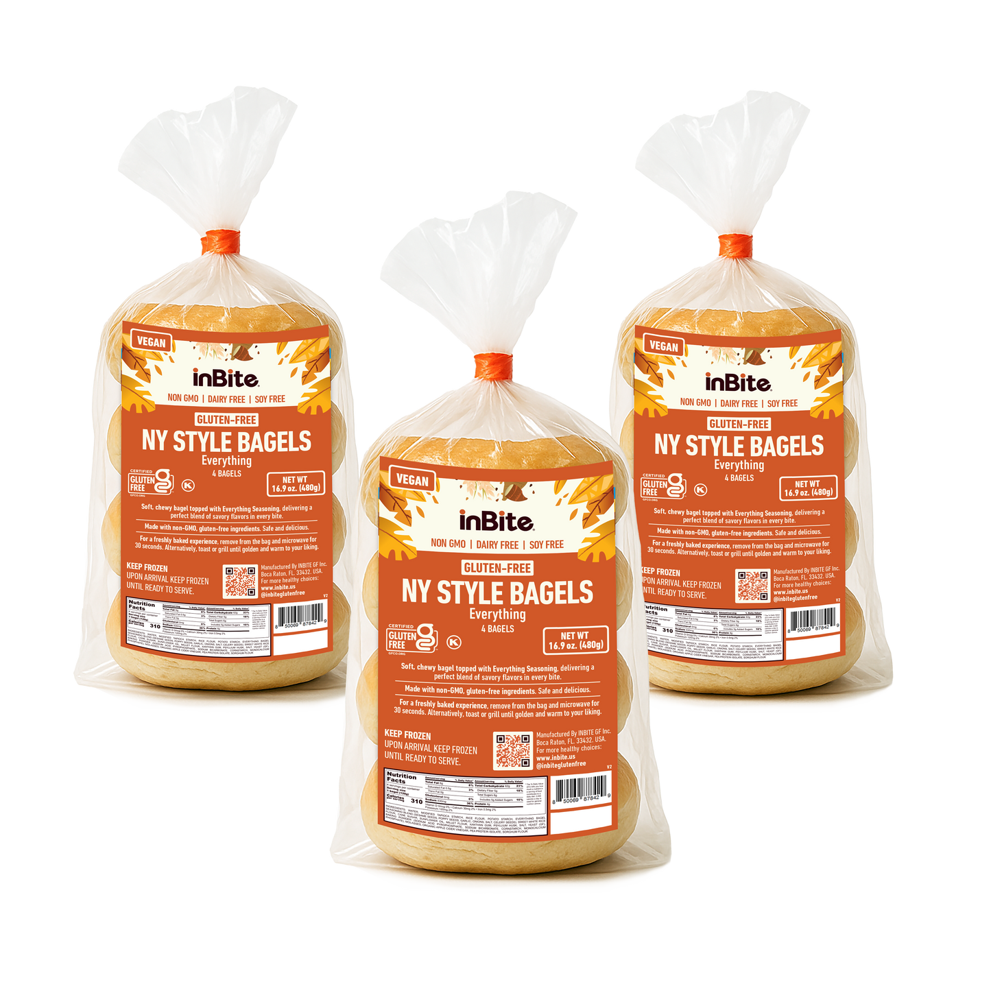 NY STYLE BAGEL: Gluten-Free Vegan New York-Style Bagels – Authentic Taste, Allergen-Friendly - Inbite