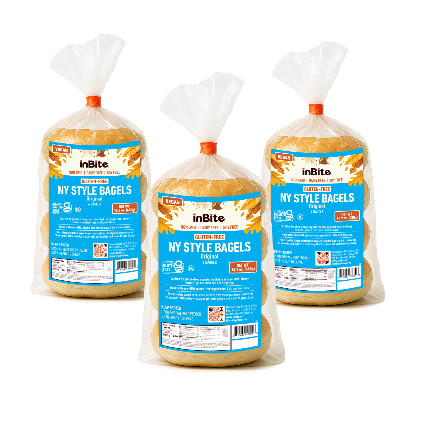 NY STYLE BAGEL: Gluten-Free Vegan New York-Style Bagels – Authentic Taste, Allergen-Friendly - Inbite