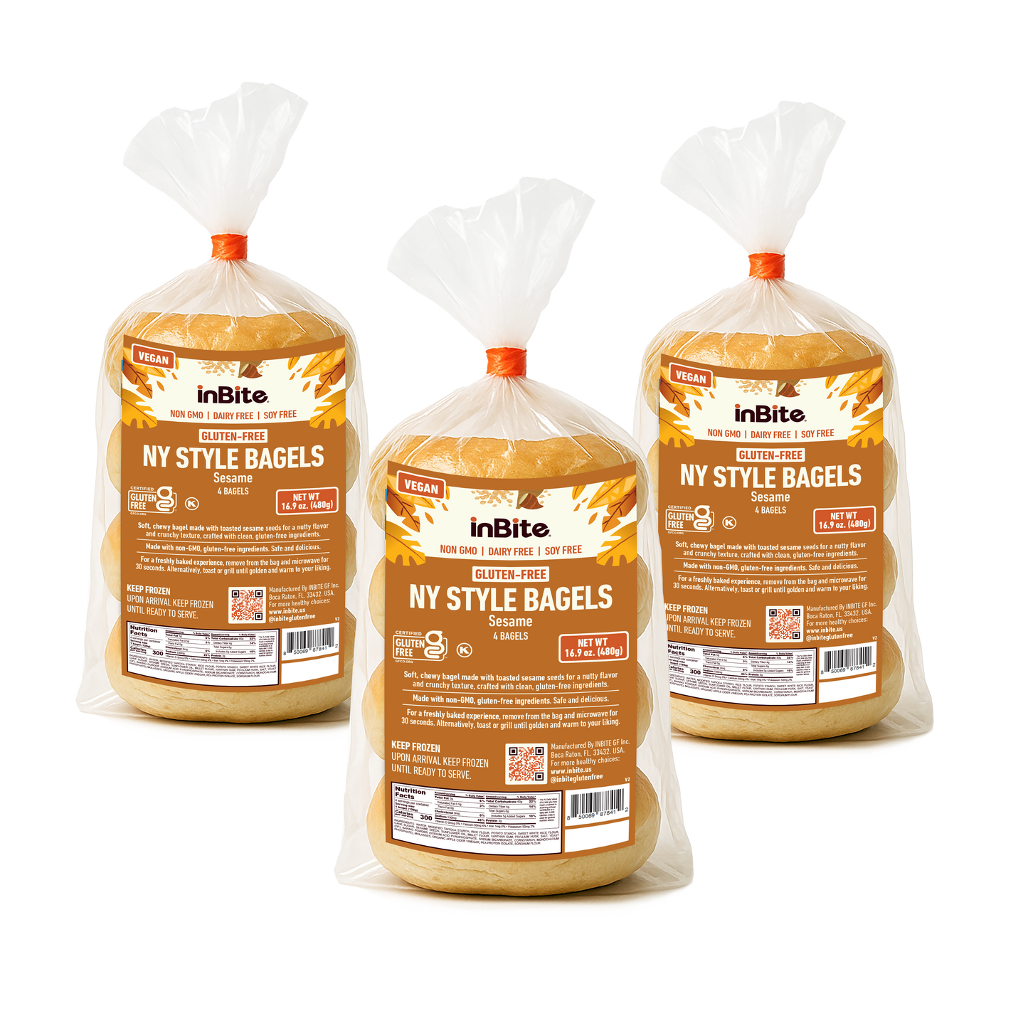 NY STYLE BAGEL: Gluten-Free Vegan New York-Style Bagels – Authentic Taste, Allergen-Friendly - Inbite