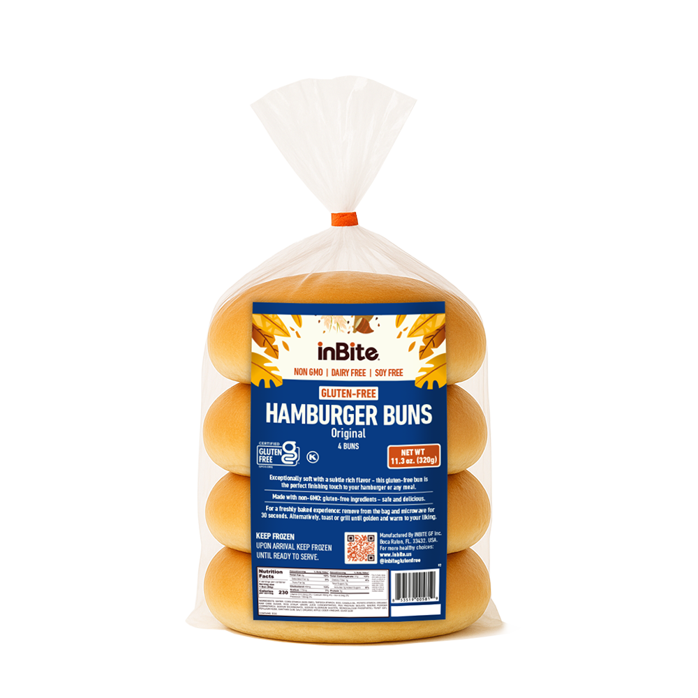 Hamburger Bun: Gluten-Free Hamburger Buns | Soft, Well-Structured & Flavorful – Inbite