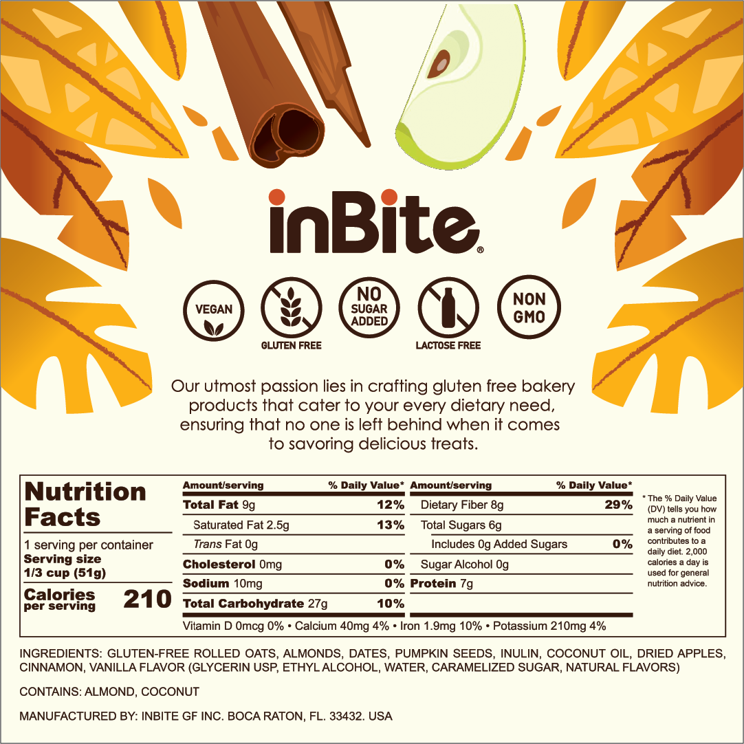 Granola: Apple & Cinnamon - 1.8oz (8 Pack)