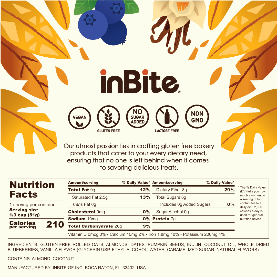 Granola: Blueberry & Vanilla - 1.8oz (8 Pack)