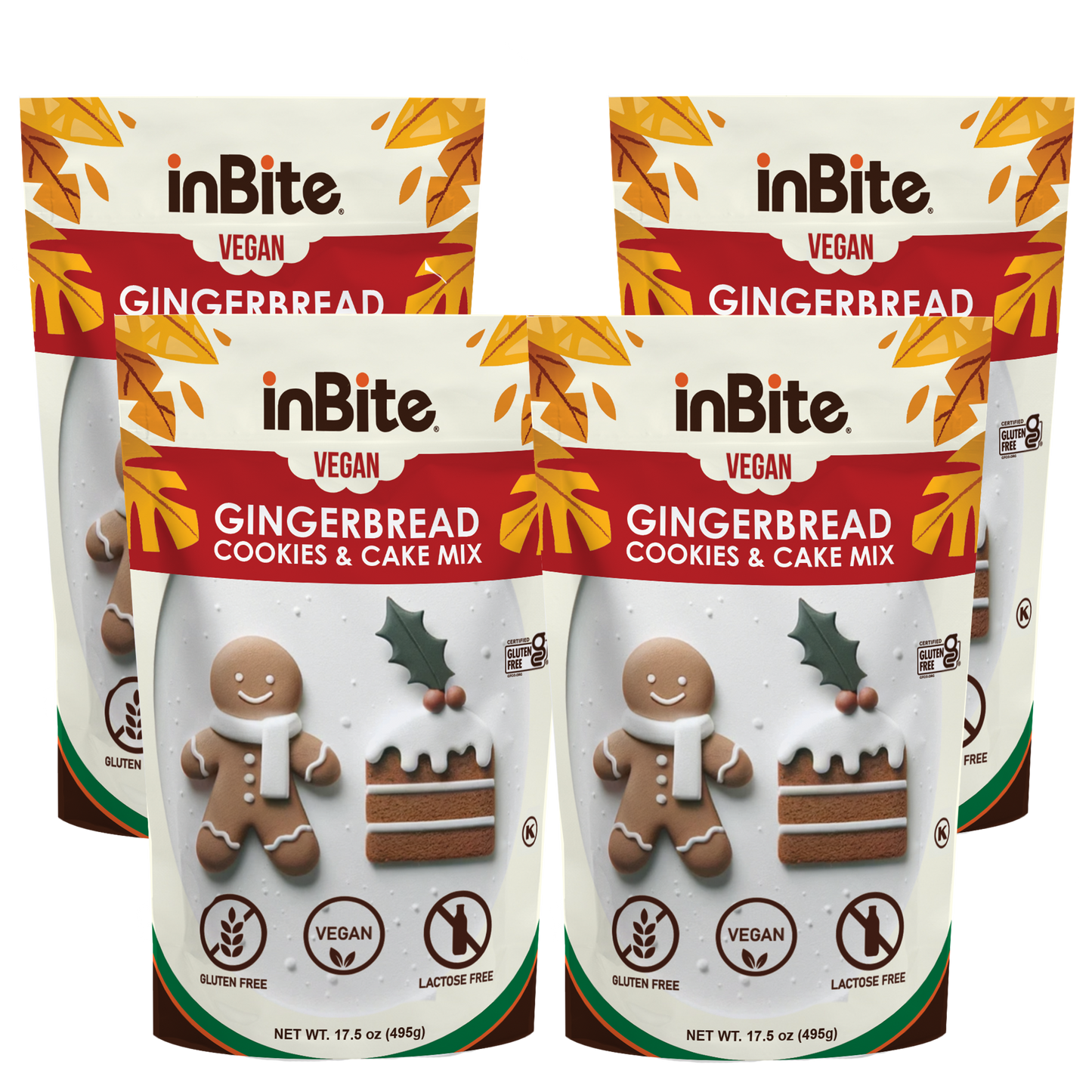 Gingerbread Mix - 17.5 oz each - 4 Pack