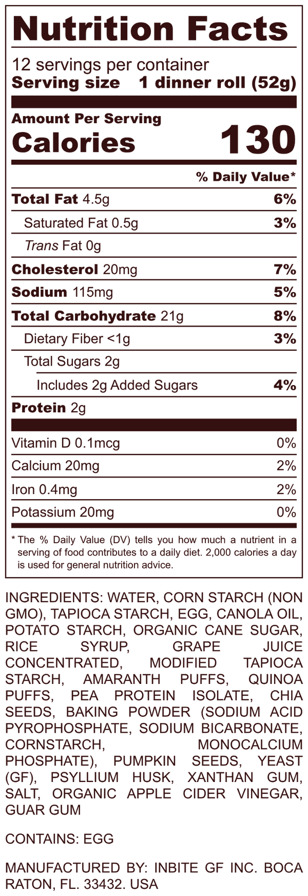 Nutrition Facts