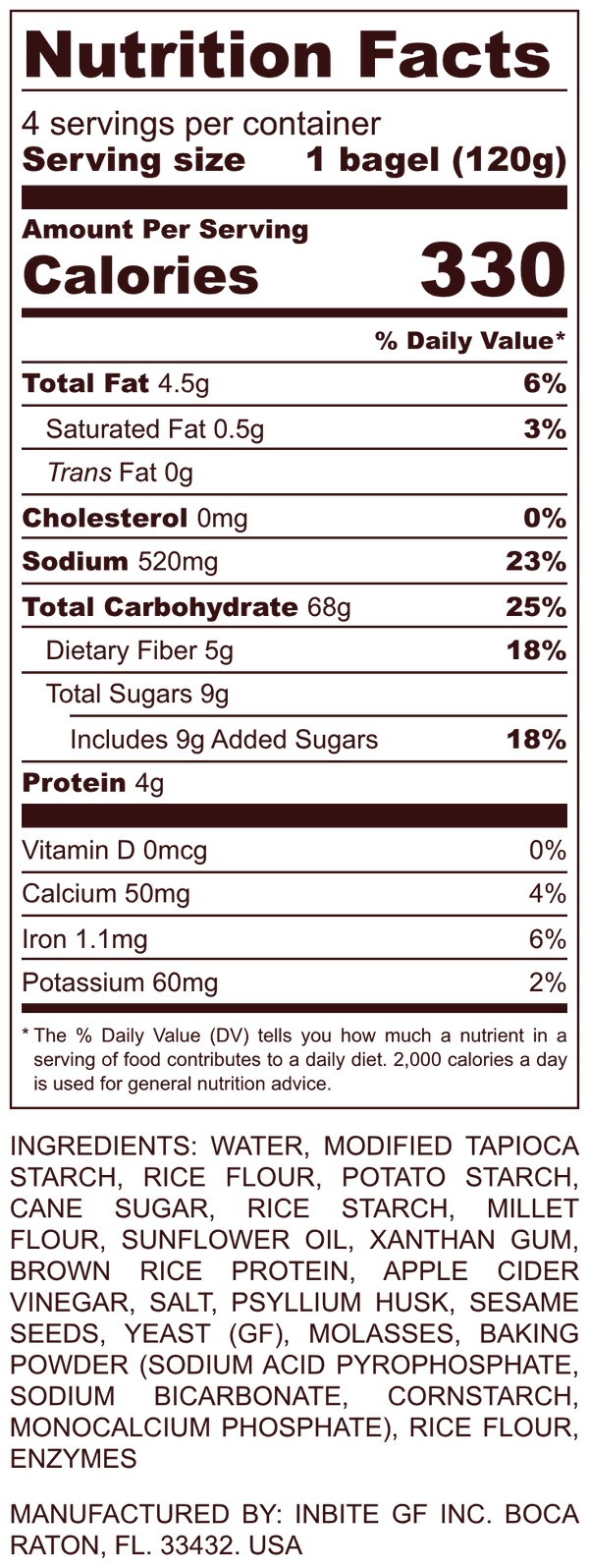 Nutrition Facts