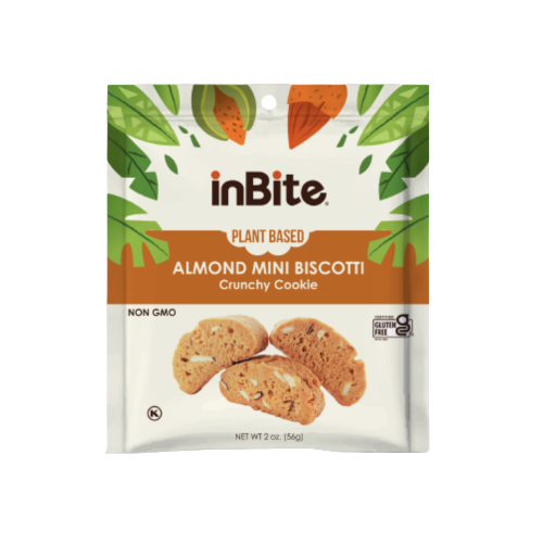 Vegan Gluten-Free Mini Biscotti: Almond Original - 2oz (8 Pack)