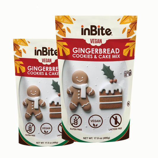 Gluten Free Gingerbread Mix | Vegan Holiday Baking – InBite - 2 Pack (17.5 oz)