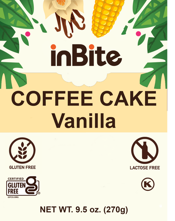 Gluten Free Coffee Cake: Vanilla - 1 Loaf - 9.5 oz