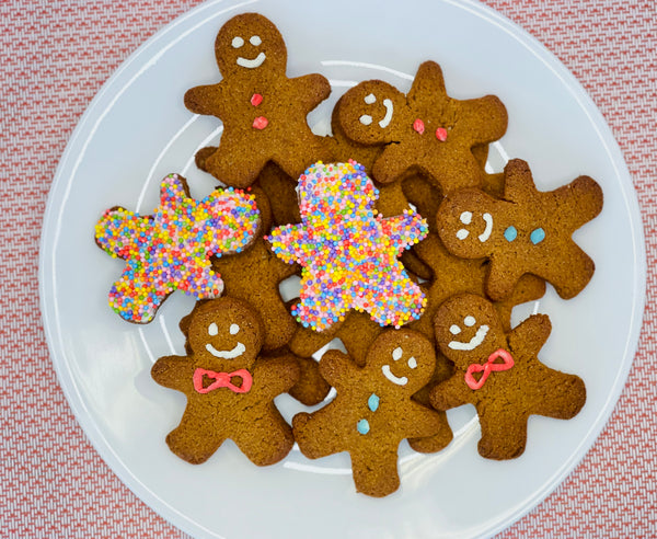 Vegan gluten free gingerbread cookies