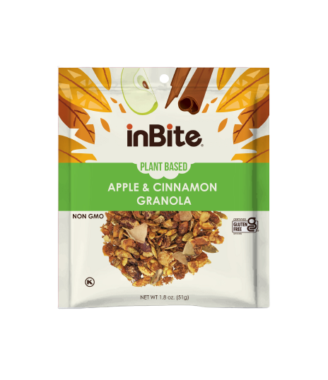 Vegan Gluten-Free Granola: Apple & Cinnamon - 1.8oz (4 Pack)