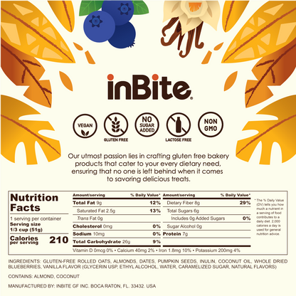 Granola: Blueberry & Vanilla - 1.8oz (8 Pack)